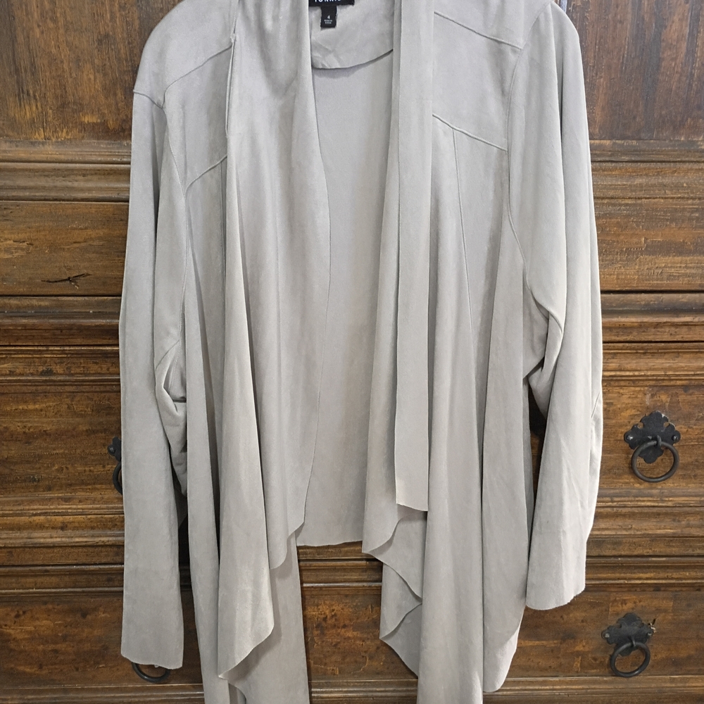 Torrid Light Gray Women's Trench Coat